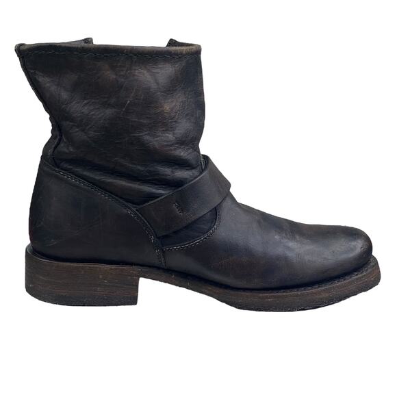 FRYE Women’s Veronica Short Distressed Moto Ankle Boot Size US 6 - Picture 4 of 11